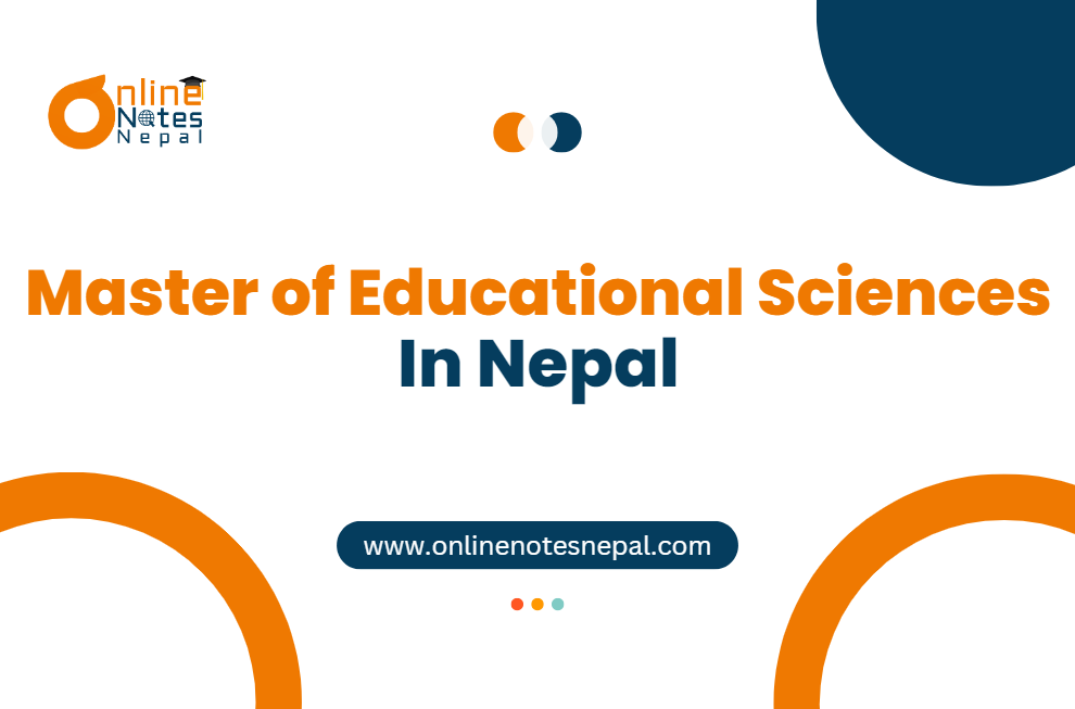 Master of Educational Sciences in Nepal